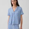 Zacht modaal pyjamashirt Tops