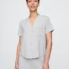Zacht modaal pyjamashirt Tops