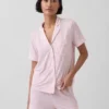 Zacht modaal pyjamashirt Tops