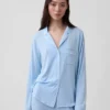 Zacht modaal pyjamashirt Tops