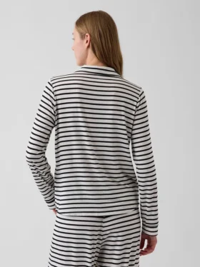 Zacht modaal pyjamashirt Tops
