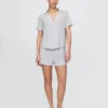 Zacht modaal pyjamashirt Tops