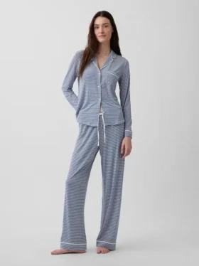Zacht modaal pyjamashirt Tops