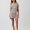 Zacht modaal pyjamashirt Tops