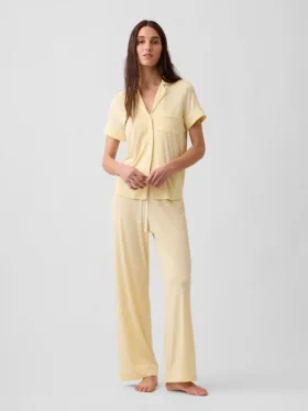 Zacht modaal pyjamashirt Tops