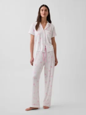 Zacht modaal pyjamashirt Tops