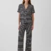 Zacht modaal pyjamashirt Tops