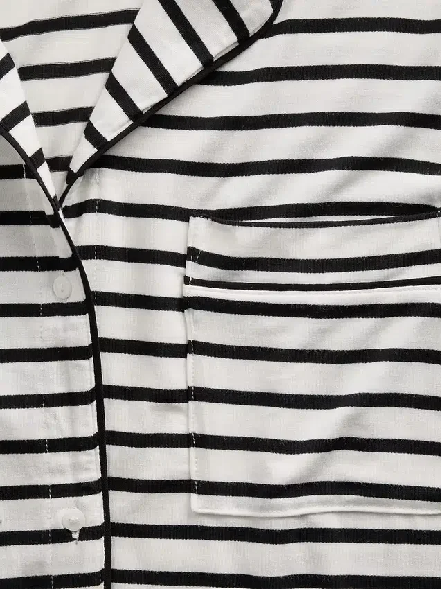 Zacht modaal pyjamashirt Tops