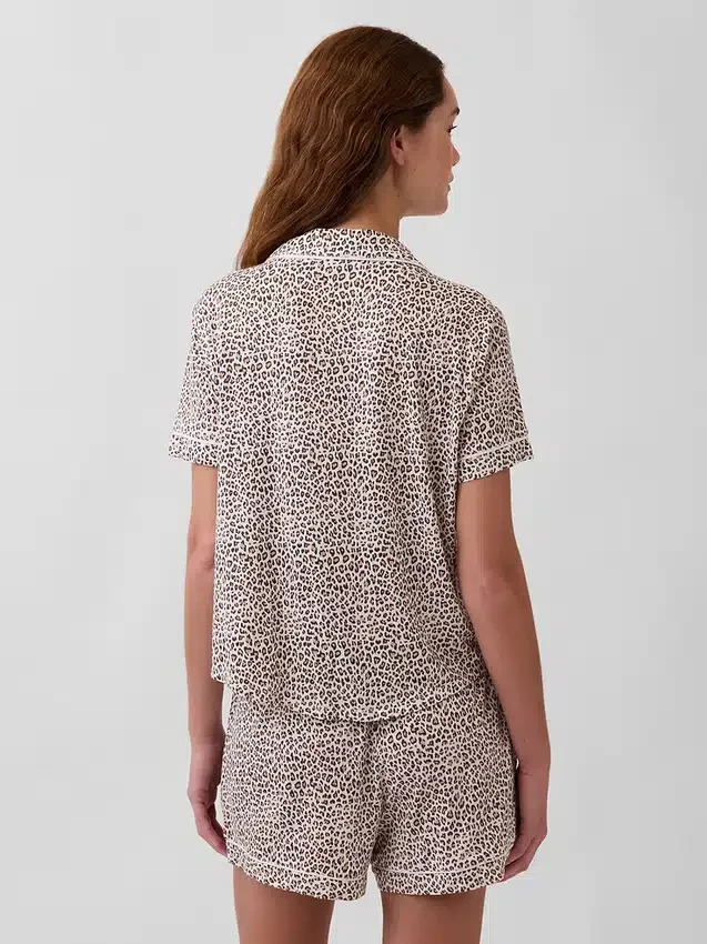 Zacht modaal pyjamashirt Tops