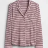 Zacht modaal pyjamashirt Tops