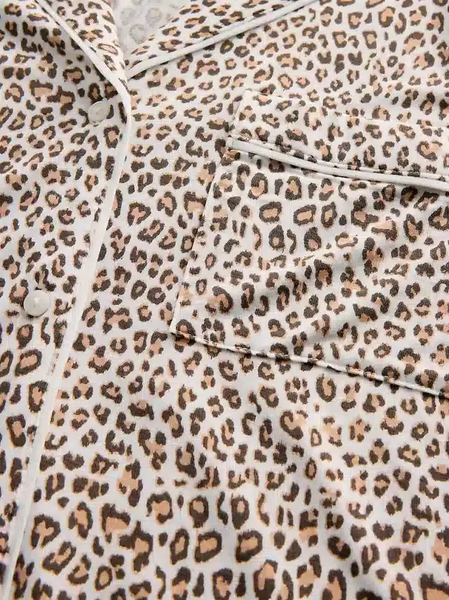 Zacht modaal pyjamashirt Tops