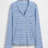 Zacht modaal pyjamashirt Tops