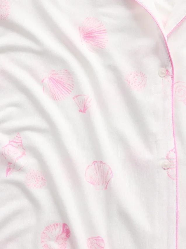 Zacht modaal pyjamashirt Tops