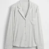 Zacht modaal pyjamashirt Tops