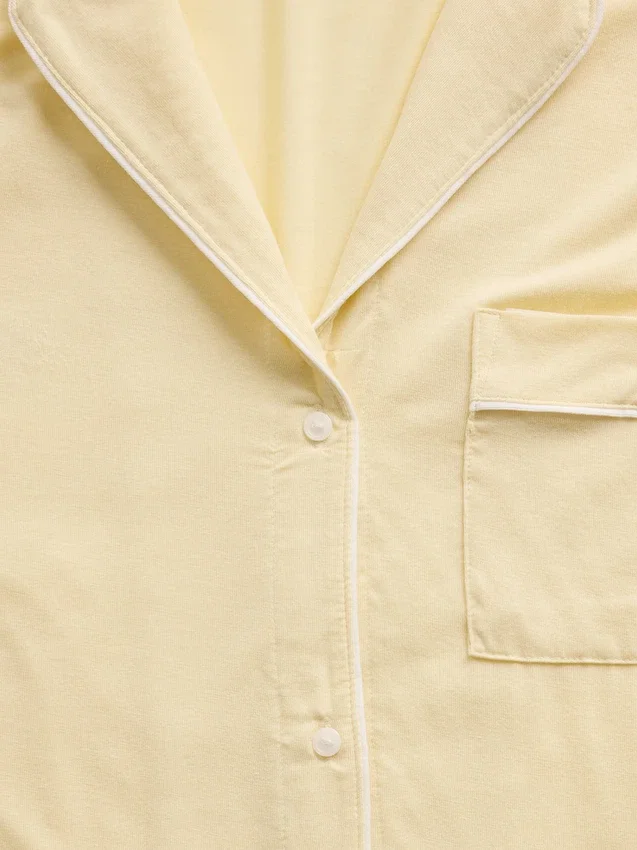Zacht modaal pyjamashirt Tops