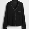 Zacht modaal pyjamashirt Tops
