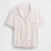 Zacht modaal pyjamashirt Tops