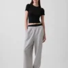 Zacht modaal ribpyjama-T-shirt