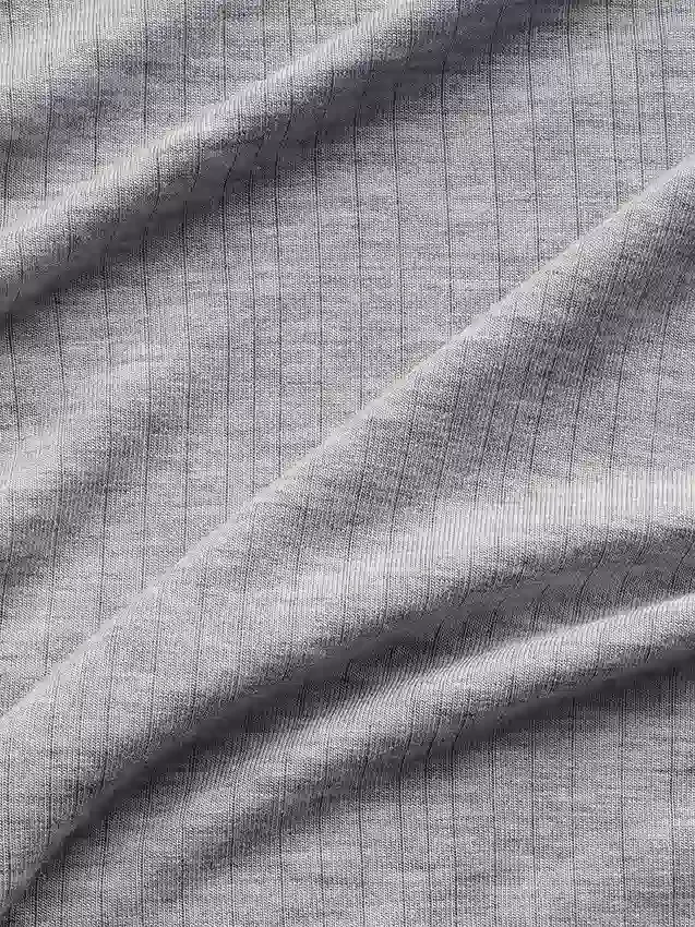 Zacht modaal ribpyjama-T-shirt