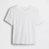 Zacht modaal ribpyjama-T-shirt