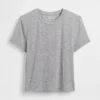 Zacht modaal ribpyjama-T-shirt