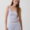 Zacht modaal ribpyjama-tanktop