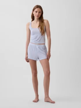 Zacht modaal ribpyjama-tanktop
