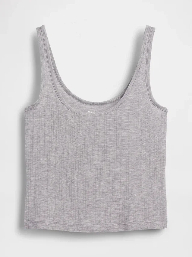 Zacht modaal ribpyjama-tanktop