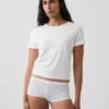 Zachtst biologisch stretchkatoenen shorty