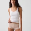 Zachtst biologisch stretchkatoenen shorty