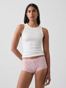 Zachtst biologisch stretchkatoenen shorty