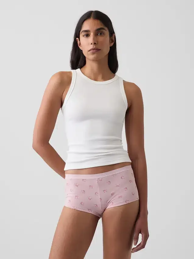 Zachtst biologisch stretchkatoenen shorty