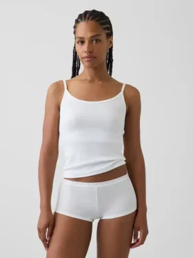 Zachtst biologisch stretchkatoenen shorty