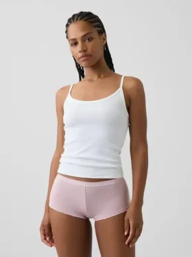 Zachtst biologisch stretchkatoenen shorty