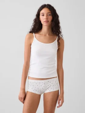 Zachtst biologisch stretchkatoenen shorty