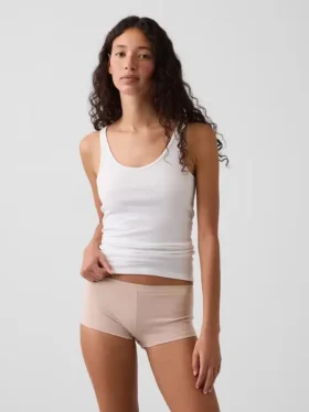 Zachtst biologisch stretchkatoenen shorty