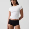 Zachtst biologisch stretchkatoenen shorty