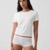 Zachtst biologisch stretchkatoenen shorty
