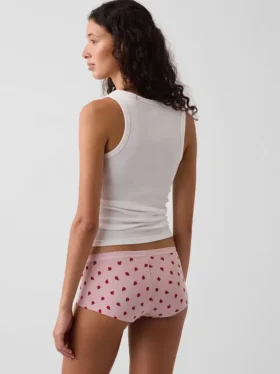 Zachtst biologisch stretchkatoenen shorty