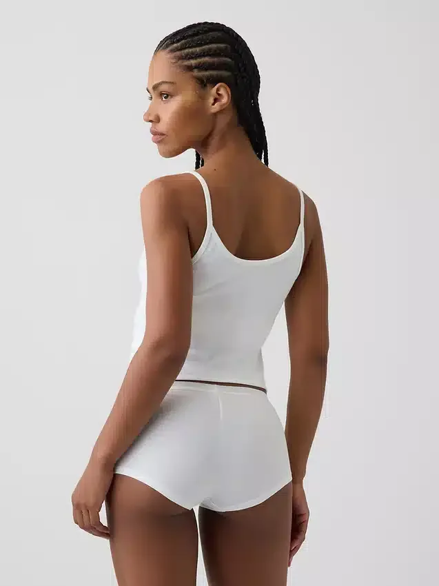 Zachtst biologisch stretchkatoenen shorty
