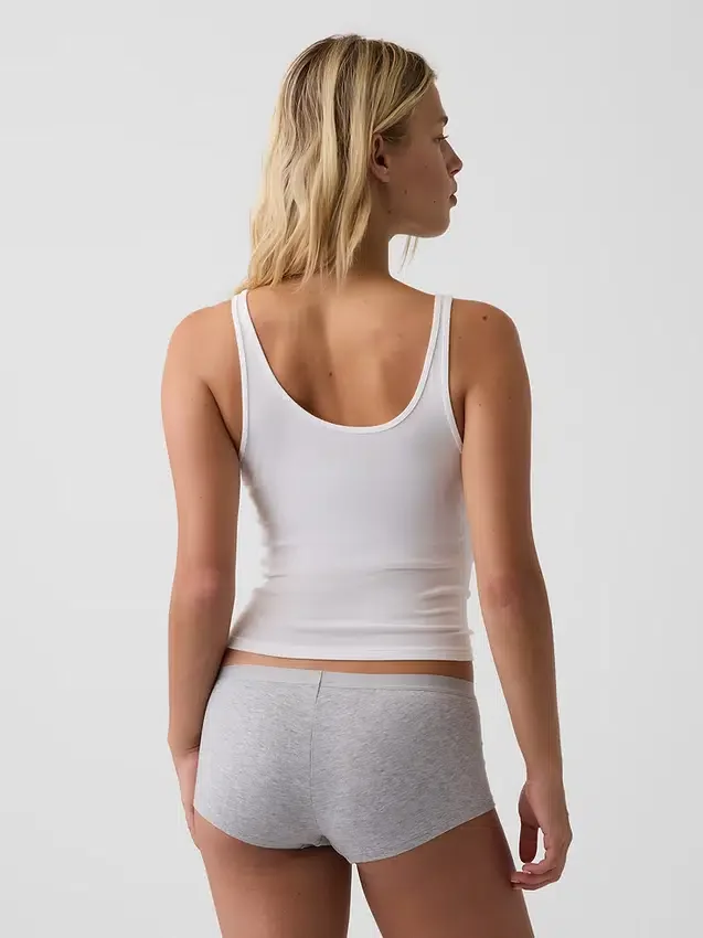 Zachtst biologisch stretchkatoenen shorty