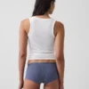 Zachtst biologisch stretchkatoenen shorty