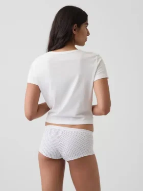 Zachtst biologisch stretchkatoenen shorty