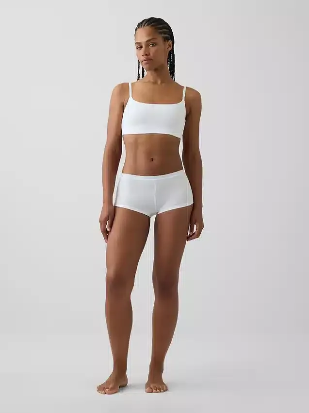 Zachtst biologisch stretchkatoenen shorty