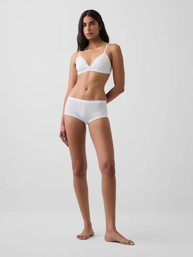 Zachtst biologisch stretchkatoenen shorty