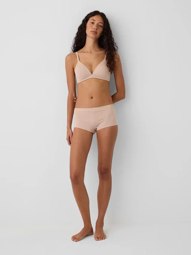 Zachtst biologisch stretchkatoenen shorty