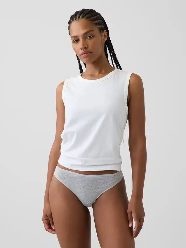 Zachtst biologisch stretchkatoenen string