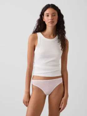 Zachtst biologisch stretchkatoenen string