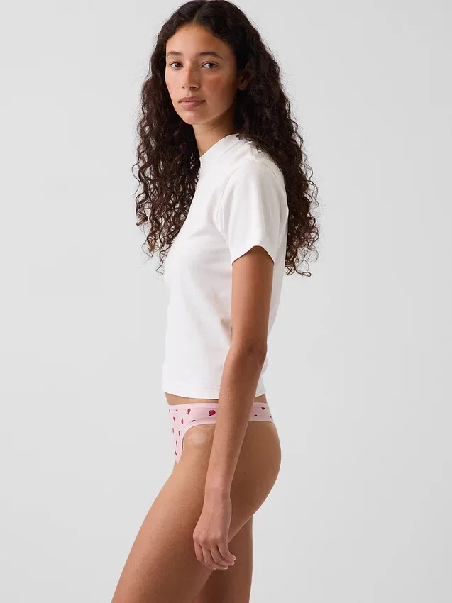 Zachtst biologisch stretchkatoenen string