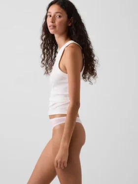 Zachtst biologisch stretchkatoenen string
